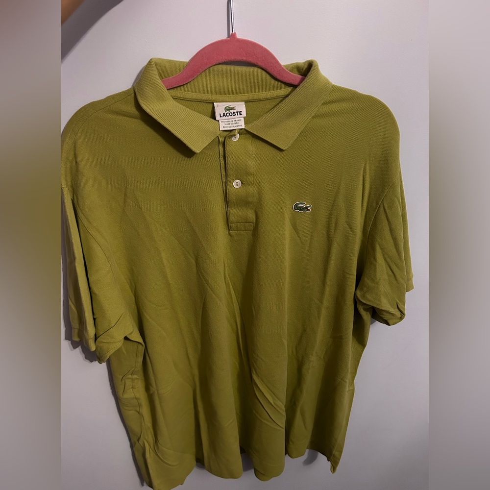 Light Green Men’s Size 7 Lacoste shirt